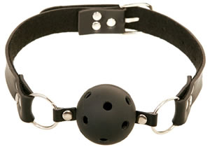 Black ball gag